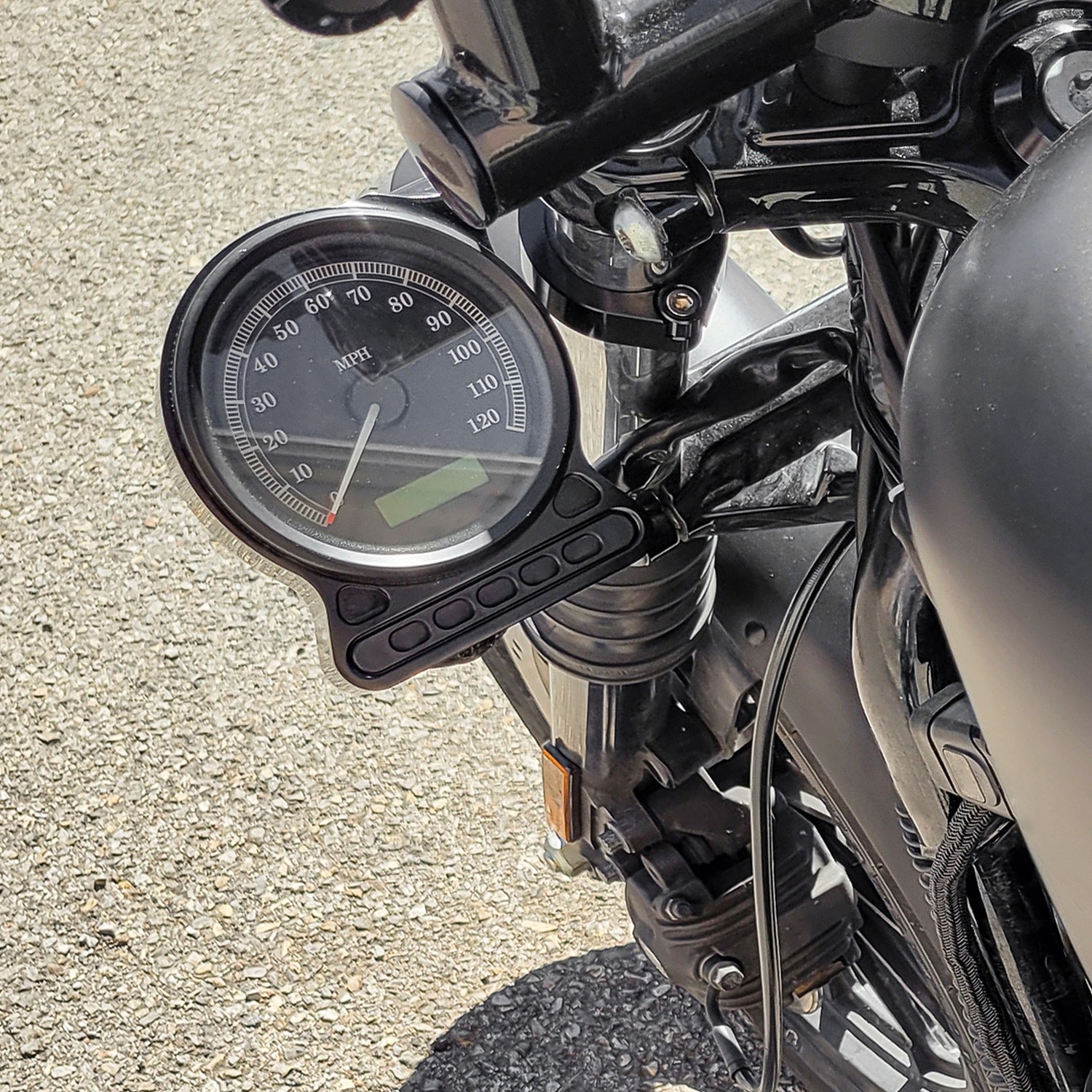 Speedometer Bracket Relocation Side Mount For Harley Sportster XL 883 1200 95-14