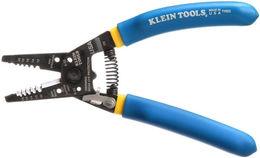 Klein Tools 11055 10 - 18 AWG Solid, 12 - 20 Stranded, Blue/Yellow Handle