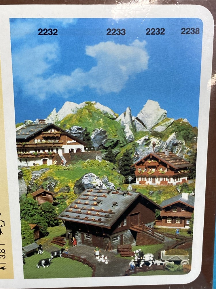 Faller N Scale Mountain Huts Set 2531