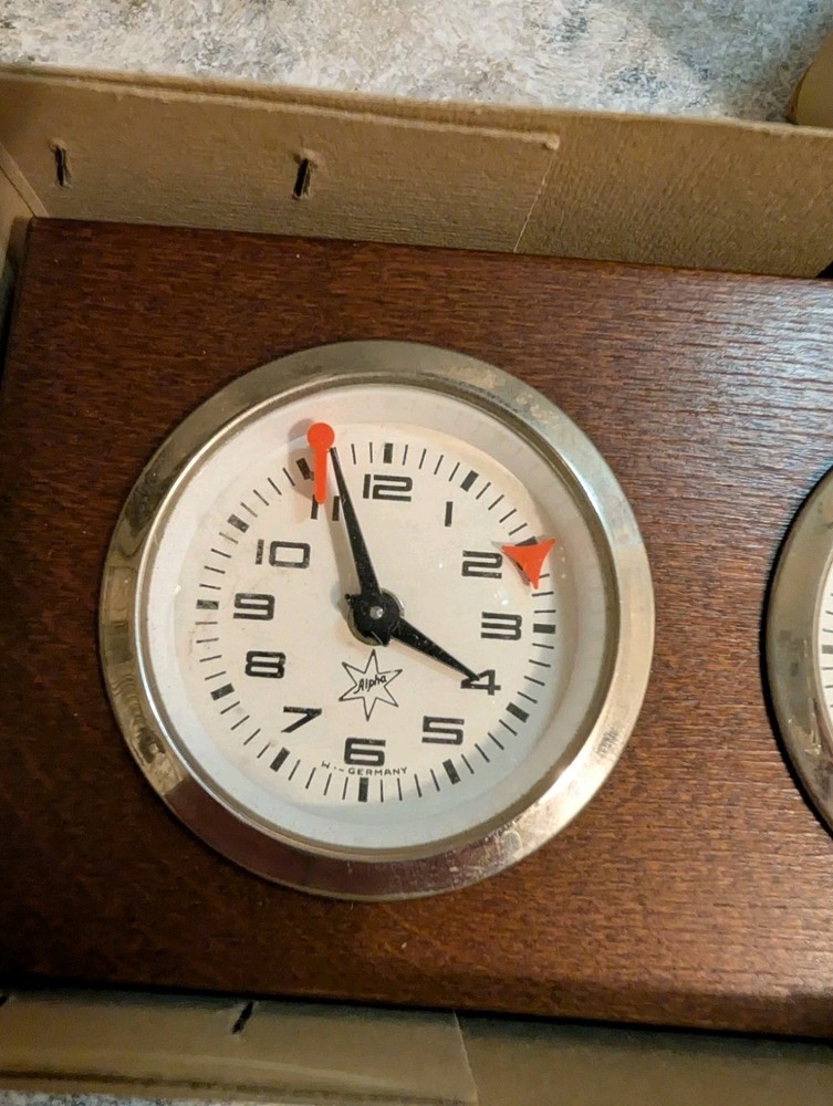 Vintage Alpha German Chess Clock Timer Model # 525