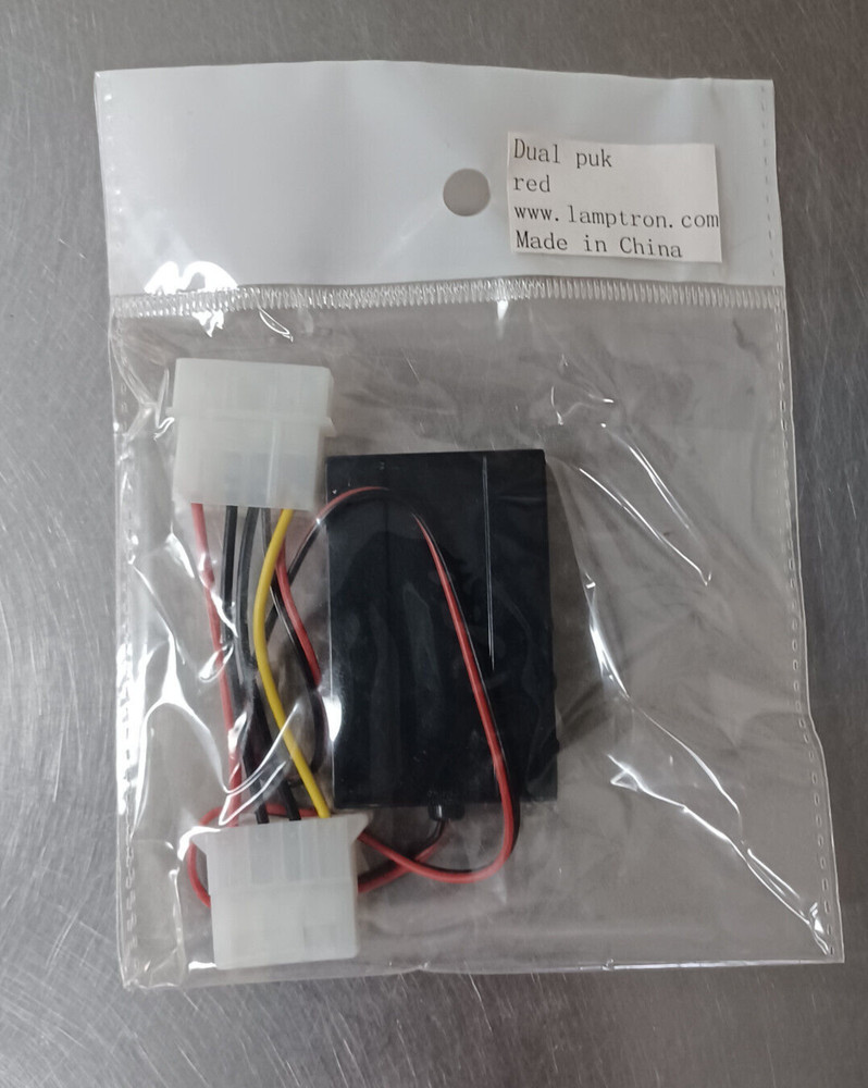 LamptronDualPuk - 10 LED Spread Lighting Module - Sleeved - Red