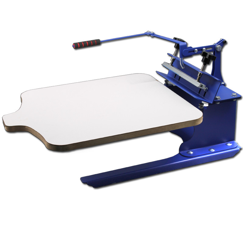 1 Color Screen Printing Press Materials Kit New Model Printer with Screen Frame