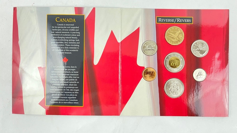 1997 Oh Canada! Mint Set  Brilliant Uncirculated Coins 