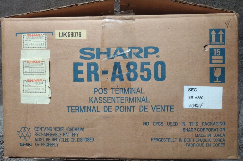 Sharp ER-A850 POS Terminal Cash Register
