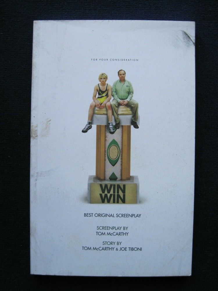 WIN WIN - OSCAR CONSIDERATION SCRIPT - PB, First Appearance in Book Form, 1st Ed