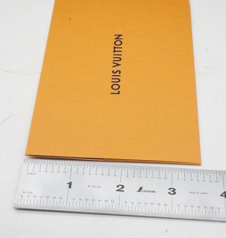 Lot of 20 New Genuine Louis Vuitton Receipt Invoice Holder Folder 5.25" x 3.5"