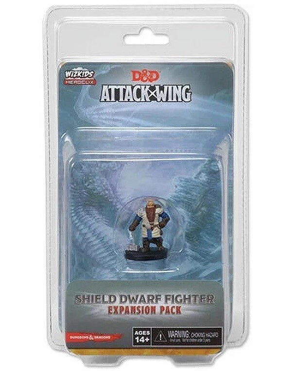 Attack Wing D&D Dungeons & Dragons Wave Six Shield Dwarf Fighter Expansion Pack