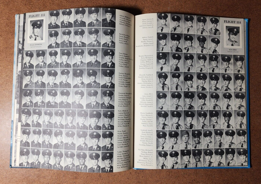 1954 Parks Air Force Base California 3275th Basic Training Recruit Yearbook