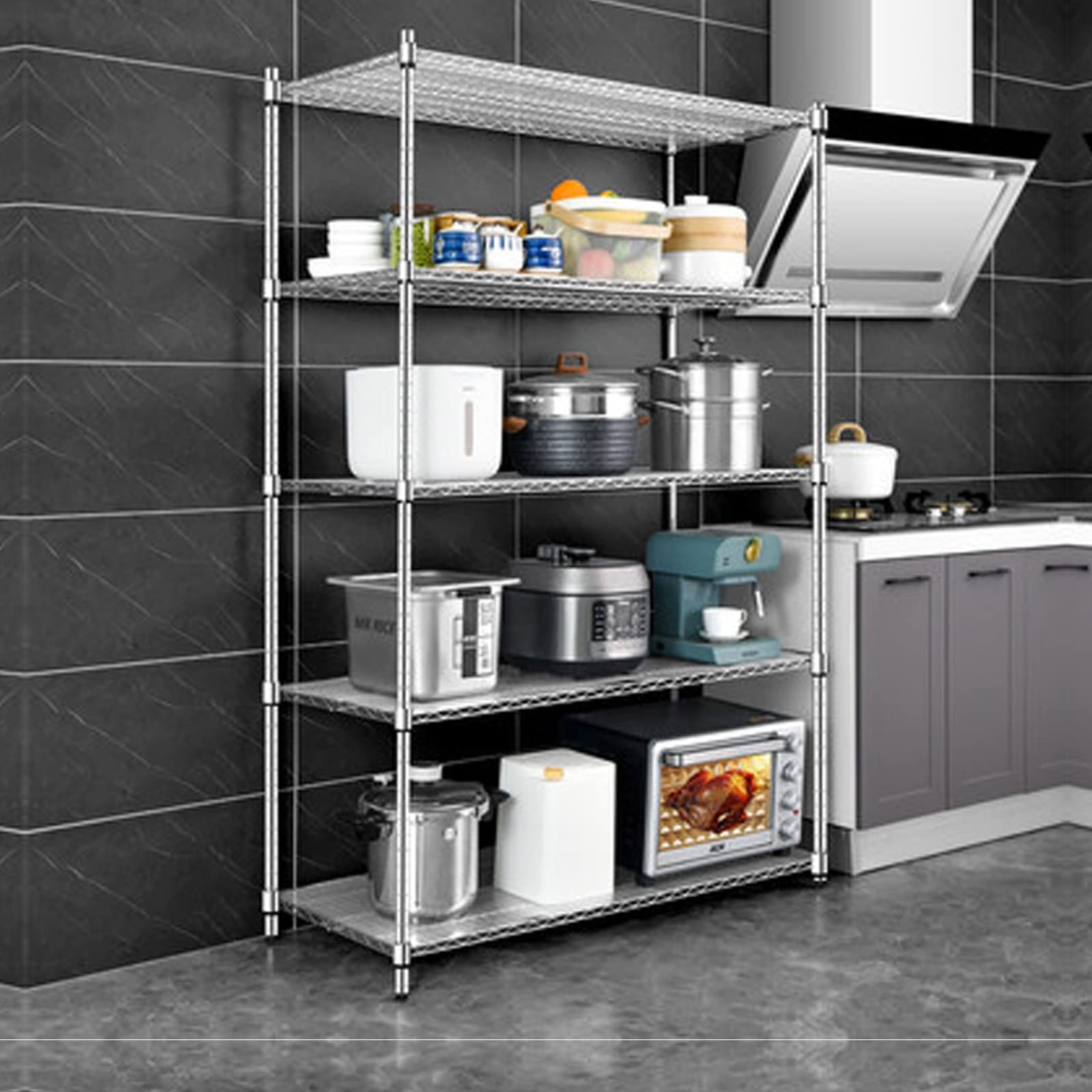 1.2 mm Coarse Thread Connectors for 25.4mm/ 1 Outside Diameters Wire Shelving