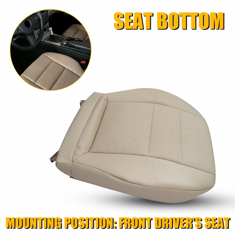 Fits 2008-15 Mercedes Benz GLK250 GLK350 Driver Bottom Leather Seat Cover Tan EK