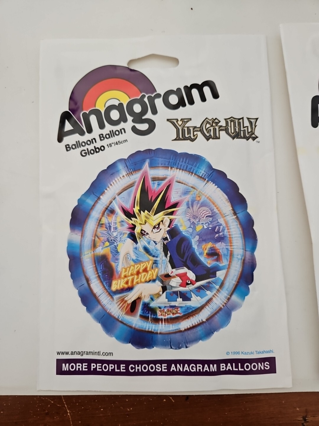 Vintage Yugioh Balloon U Choose-Dueling,Happy Birthday, Character Group Yu-Gi-Oh