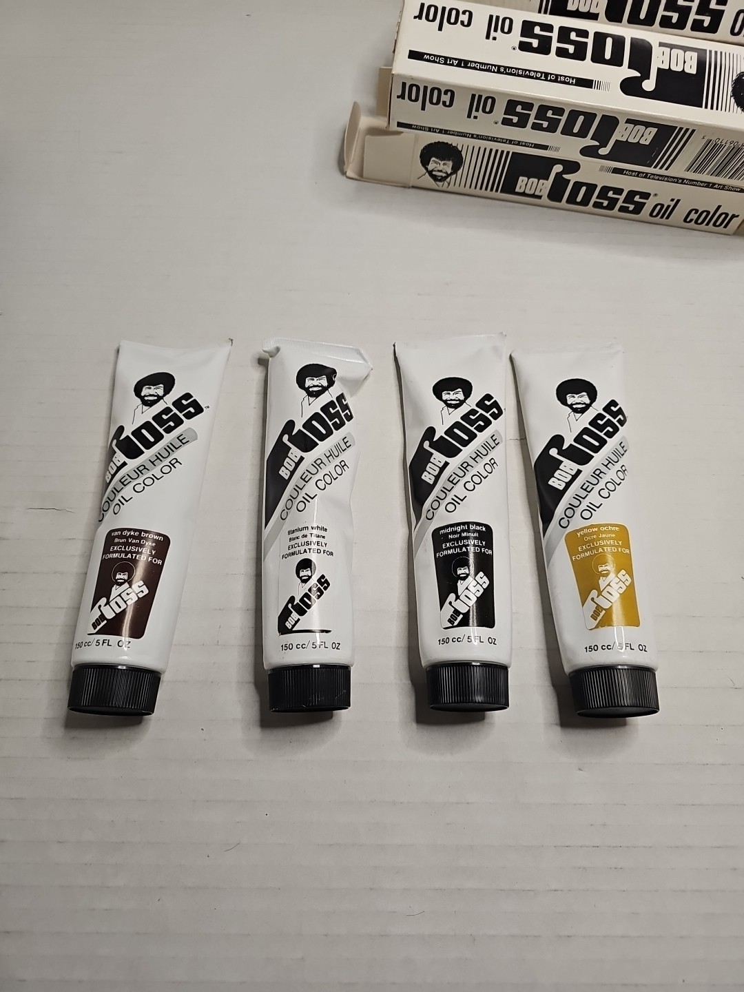 Lot Of 20 Bob Ross Oil Paint 5oz, 2 1.25oz, 2 Oil Paint 7/14oz, & More (NOS)