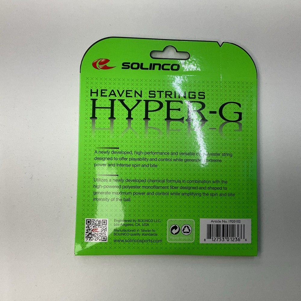 Solinco Hyper-G 17 Guage 3 Pack