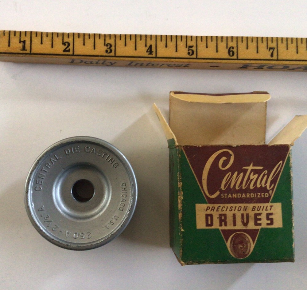 Central standarized precision built drives V grooved pully