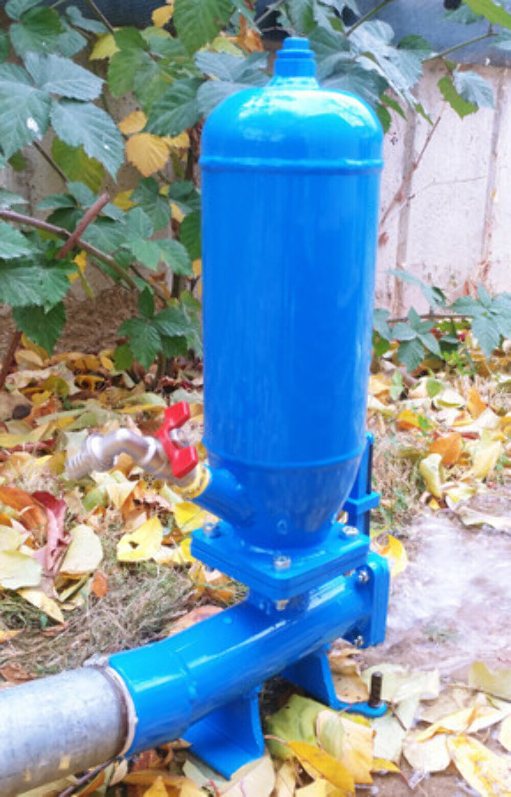 Hydraulic Water Ram Pump Waterpower driven for irrigation and animal watering