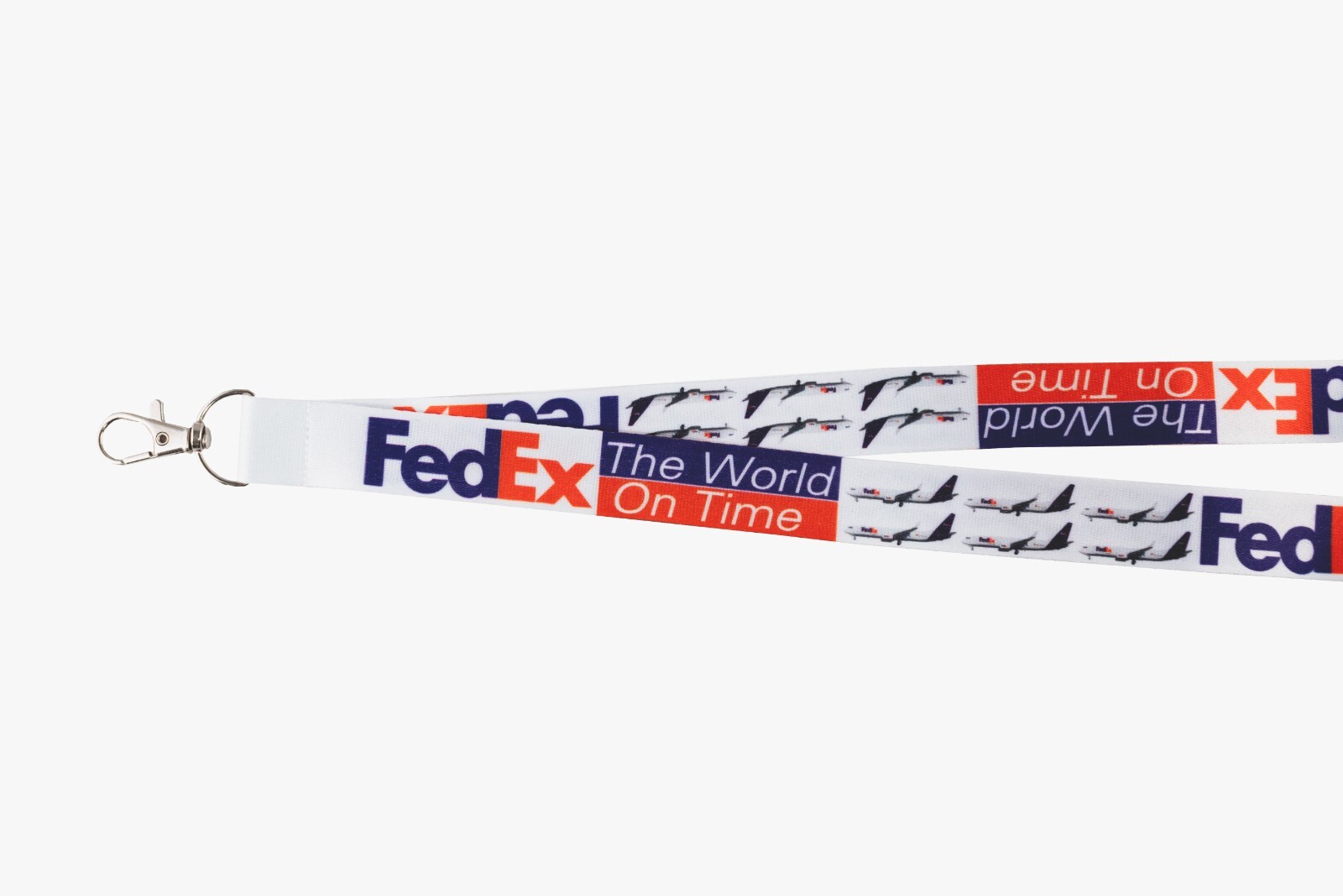FedEx Federal Express Official Lanyard Neck Strap ID Badge Holder - Made in USA