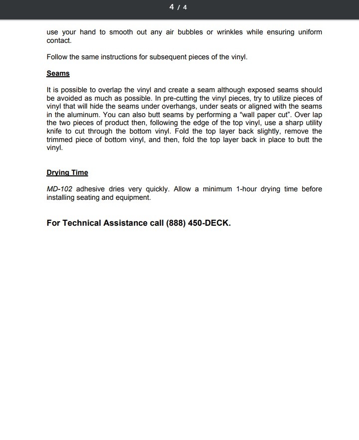 Marideck Boat Marine Outdoor Vinyl Flooring - 34 mil - GRAY - 6' wide