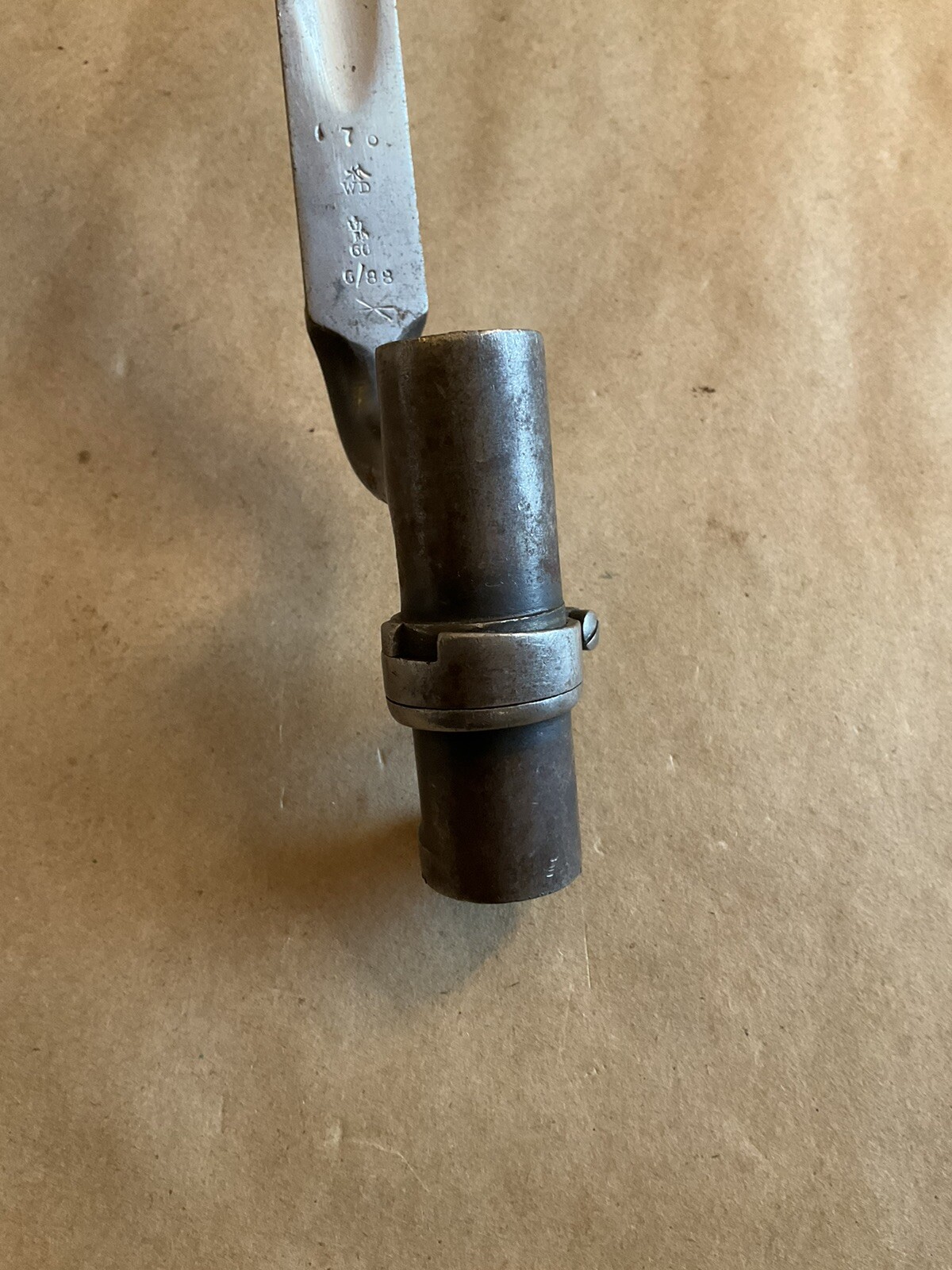 British Musket Bayonet Dated 06/1888