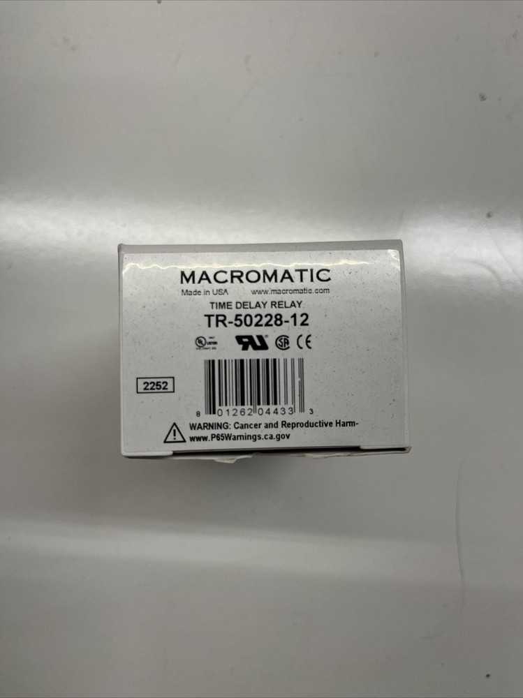 MACROMATIC TR-50228-12 Tim Delay Relay