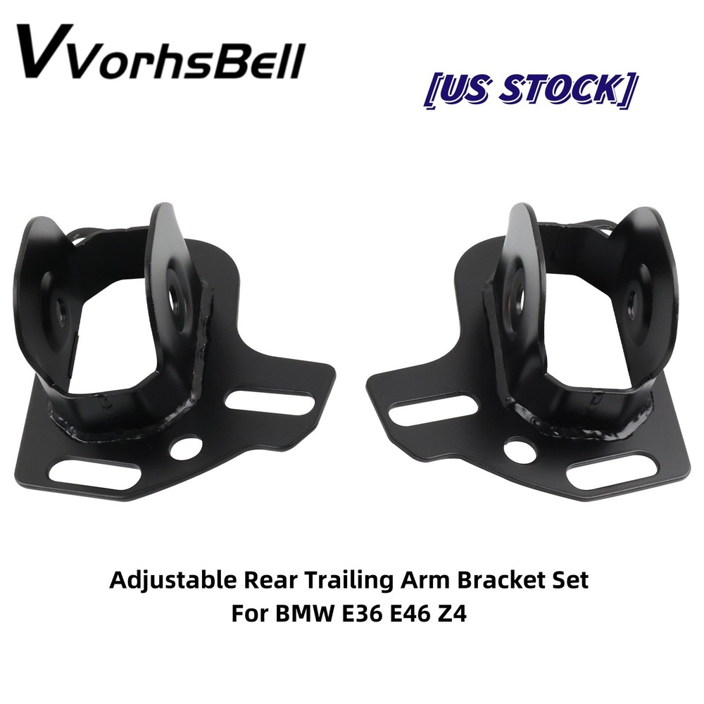 Adjustable Left & Right Rear Trailing Arm Bracket Toe Correcting For BMW E36 E46