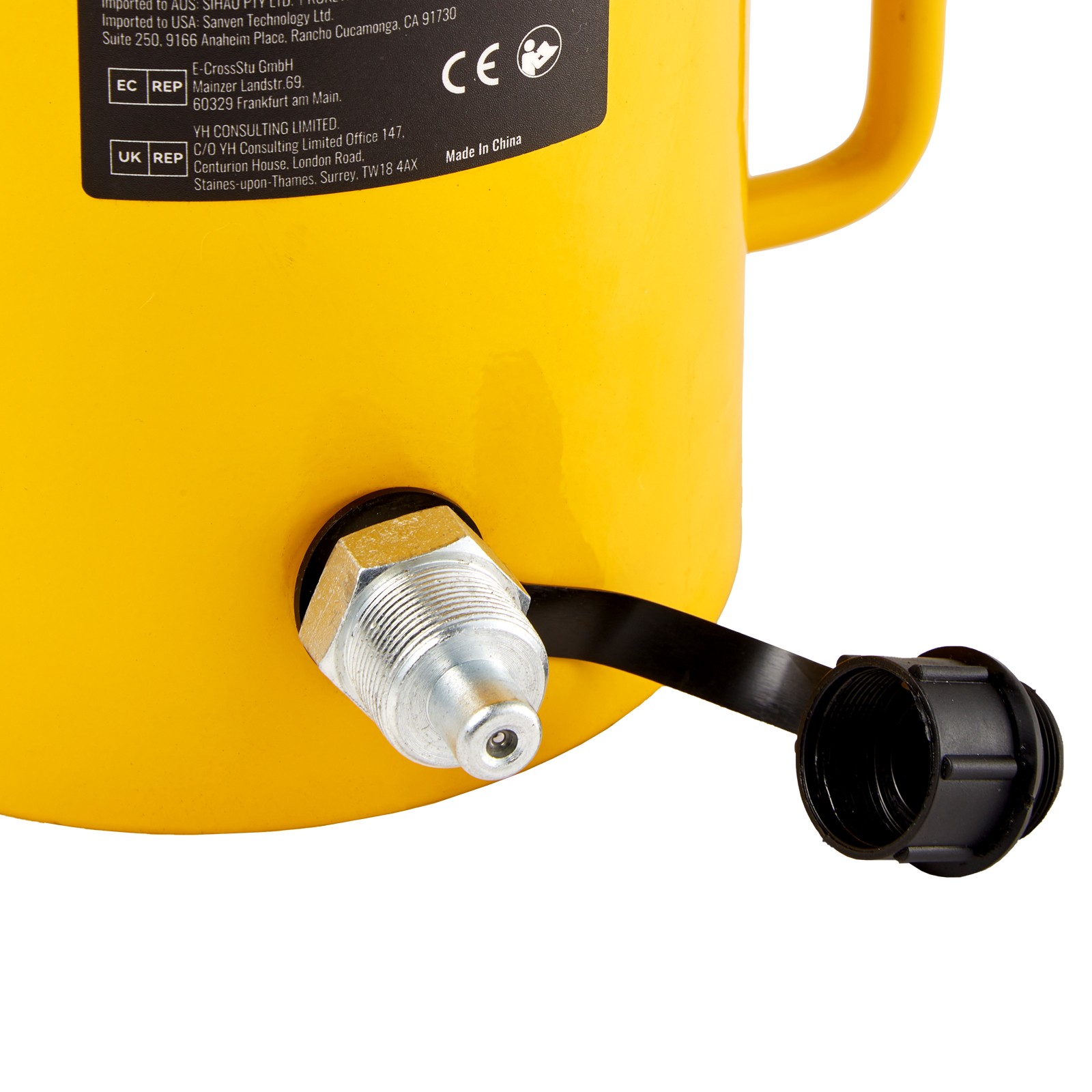 VEVOR 60 Ton 50mm / 4in Stroke Hollow Plunger Hydraulic Cylinder Jack