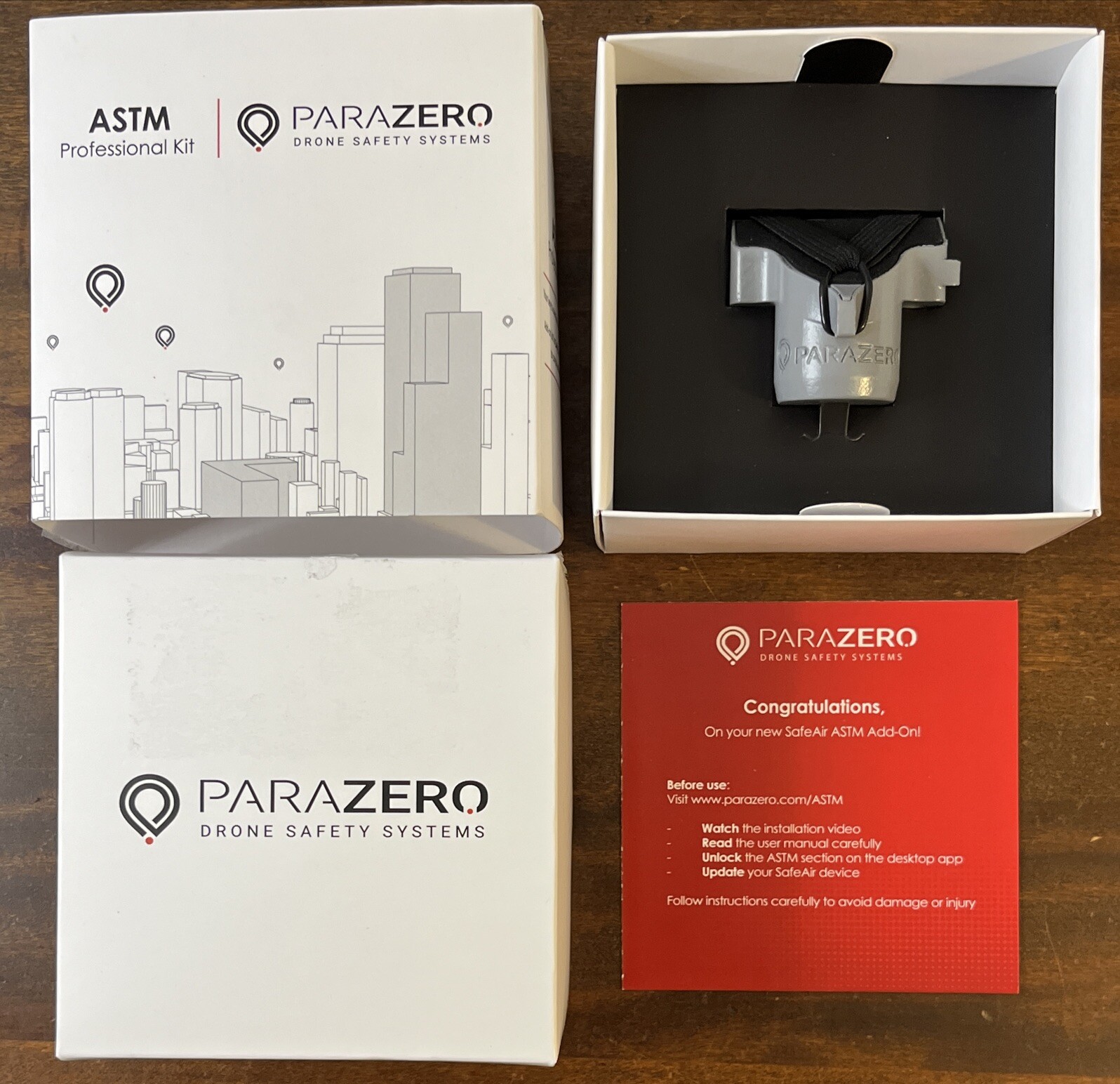 NEW Para Zero ASTM Professional Kit DJI Phantom 4 Mavic Drone Safe Air Parachute