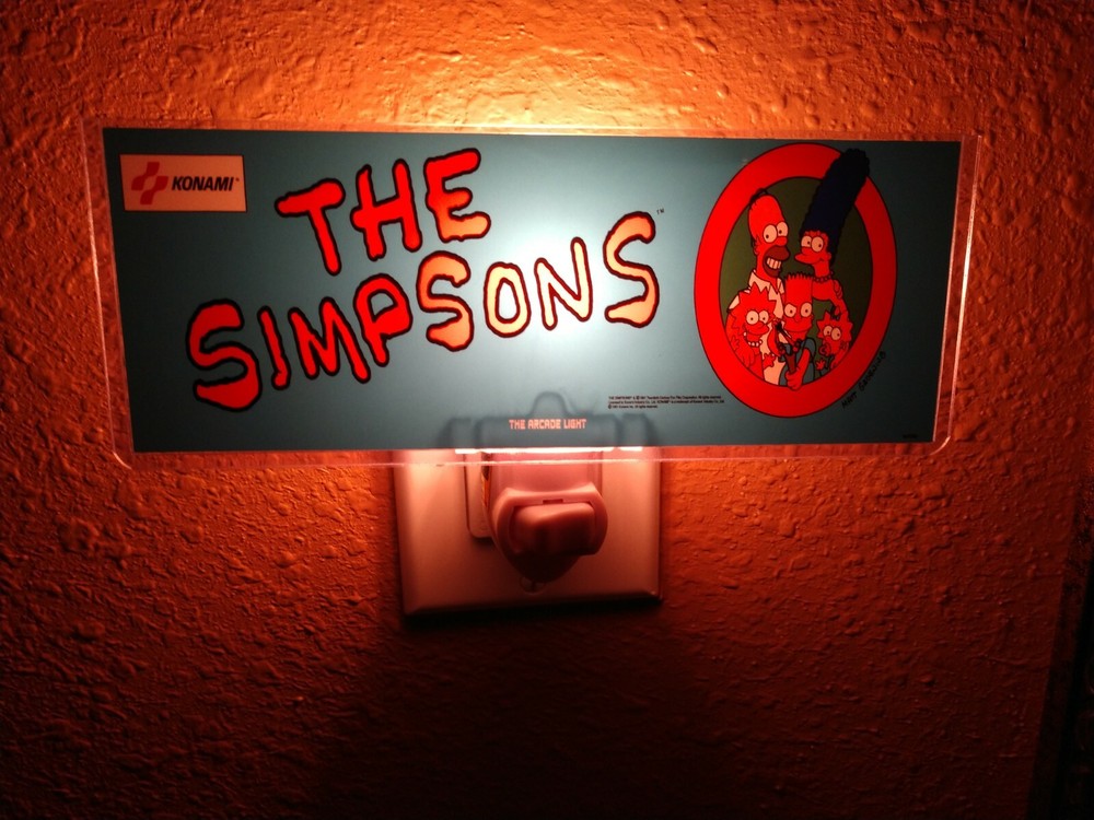 The Simpsons Arcade Marquee Night Light
