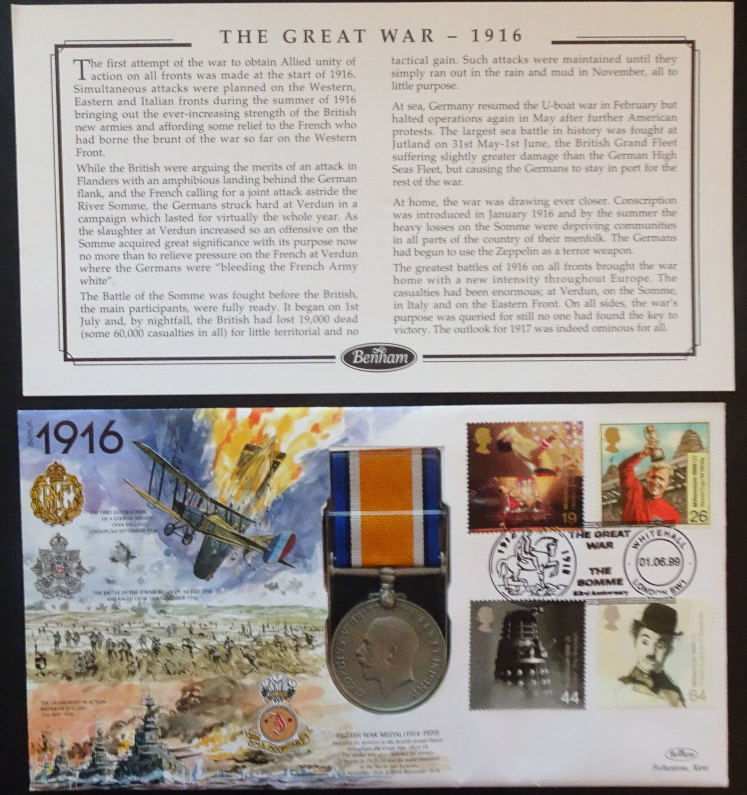 WWI replica war Medal - Benham JSMIL6