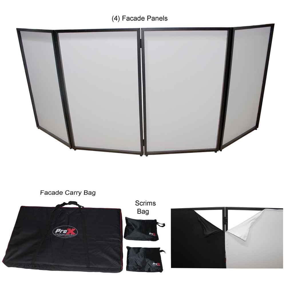 Bundle of Pro X 4 Panel Facades Black Frame + CoDot Package