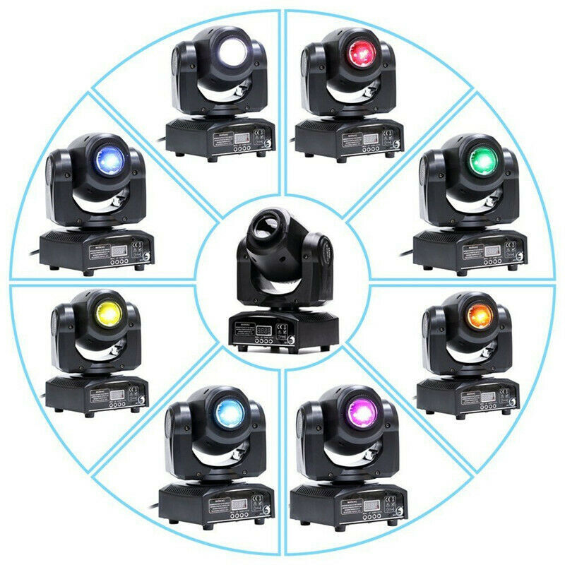 4PCS 120W LED Moving Head Stage Light RGBW Gobo Beam Spot Lighting DJ Disco DMX
