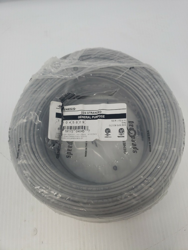 Honeywell Genesis 11035801 22/4 Solid Unshielded Cable