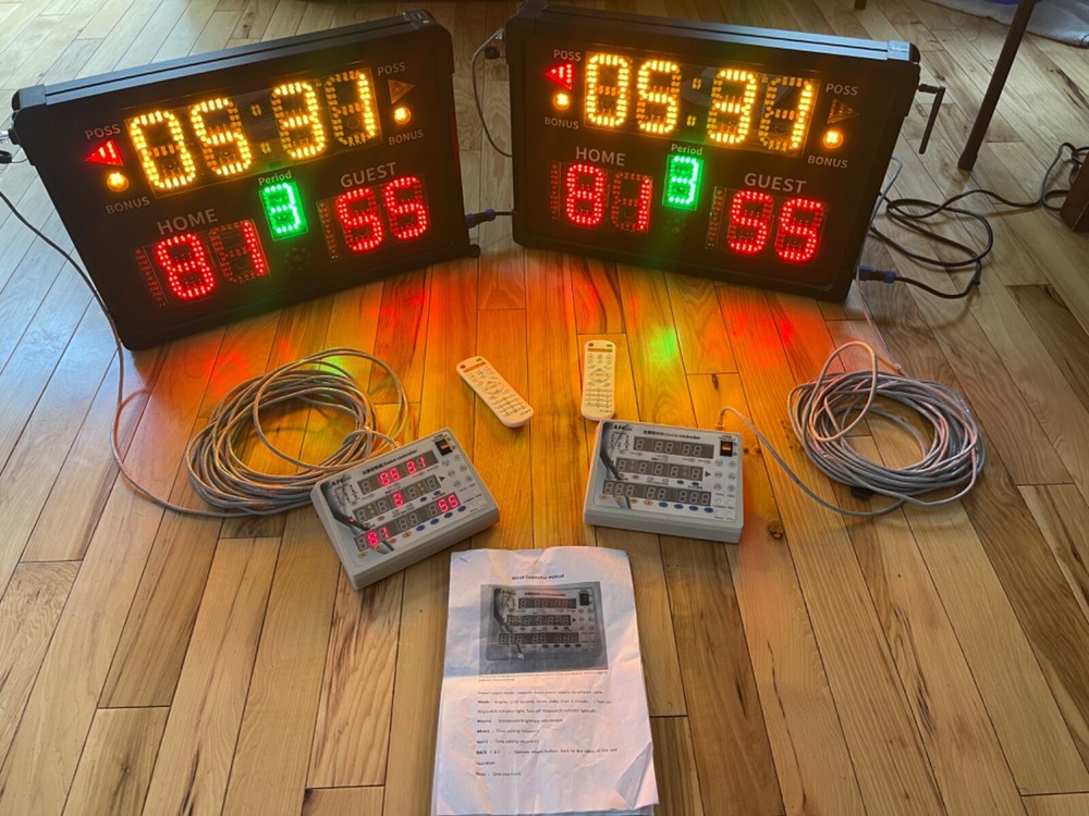 BASKETBALL Scoreboards (2) Multi Function/Control **SEE DESCRIPTION**