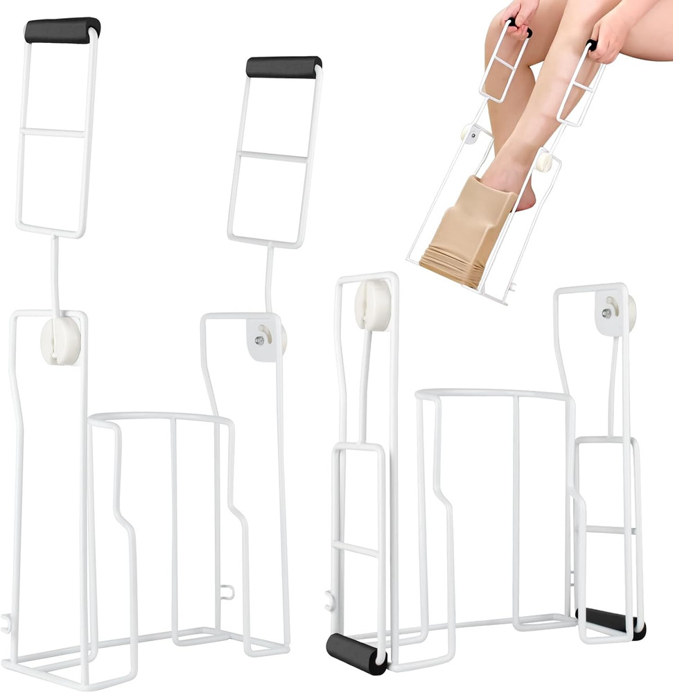 Upgraded Large Compression Sock Aid Device with Extended Handle, Compression Soc