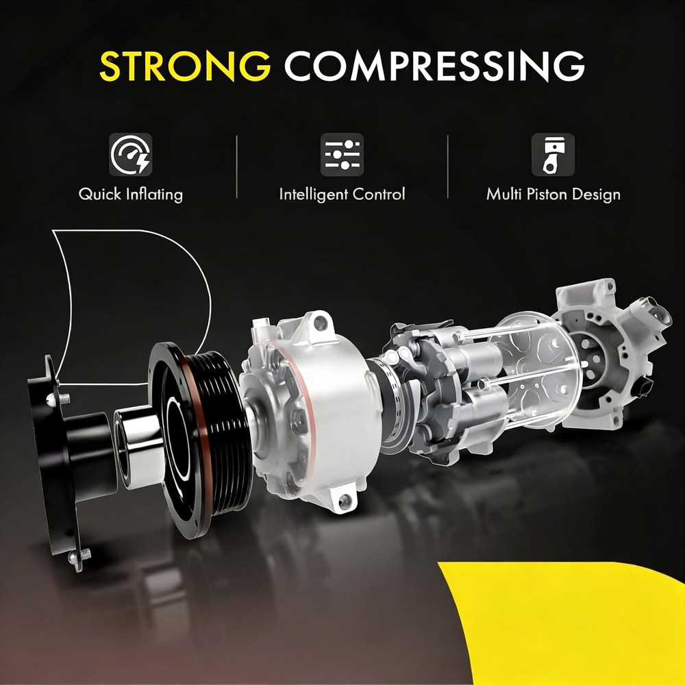 A/C Compressor 10068 for 1997-2002 Vehicles