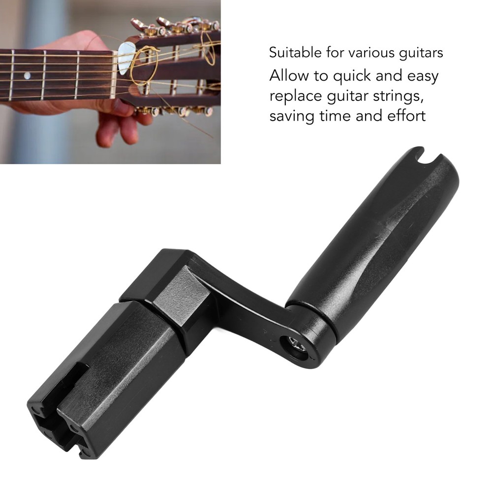 Guitar String Pegs Winder Multi Functional Ergonomic Quick String Changing T CHU