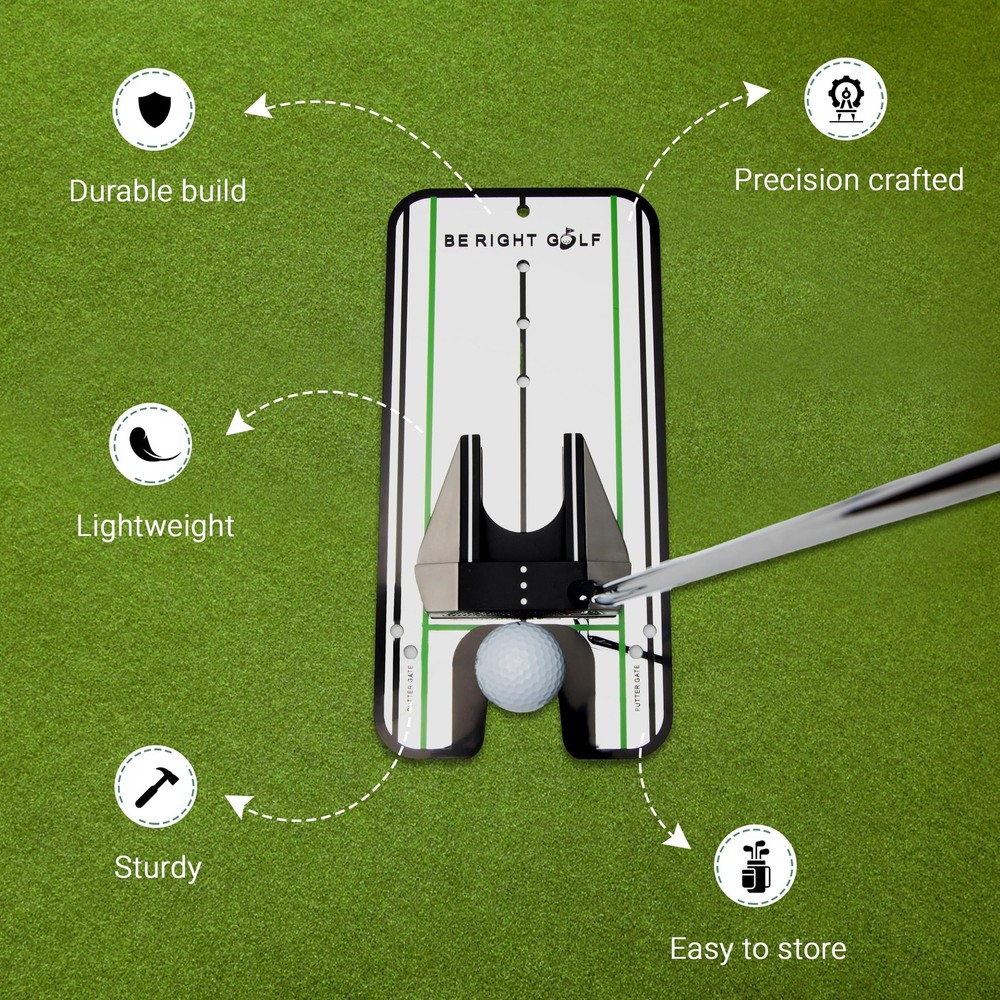Golf Putting Mirror - Putting Mirror Training Aid - Putting Alignment Practic...