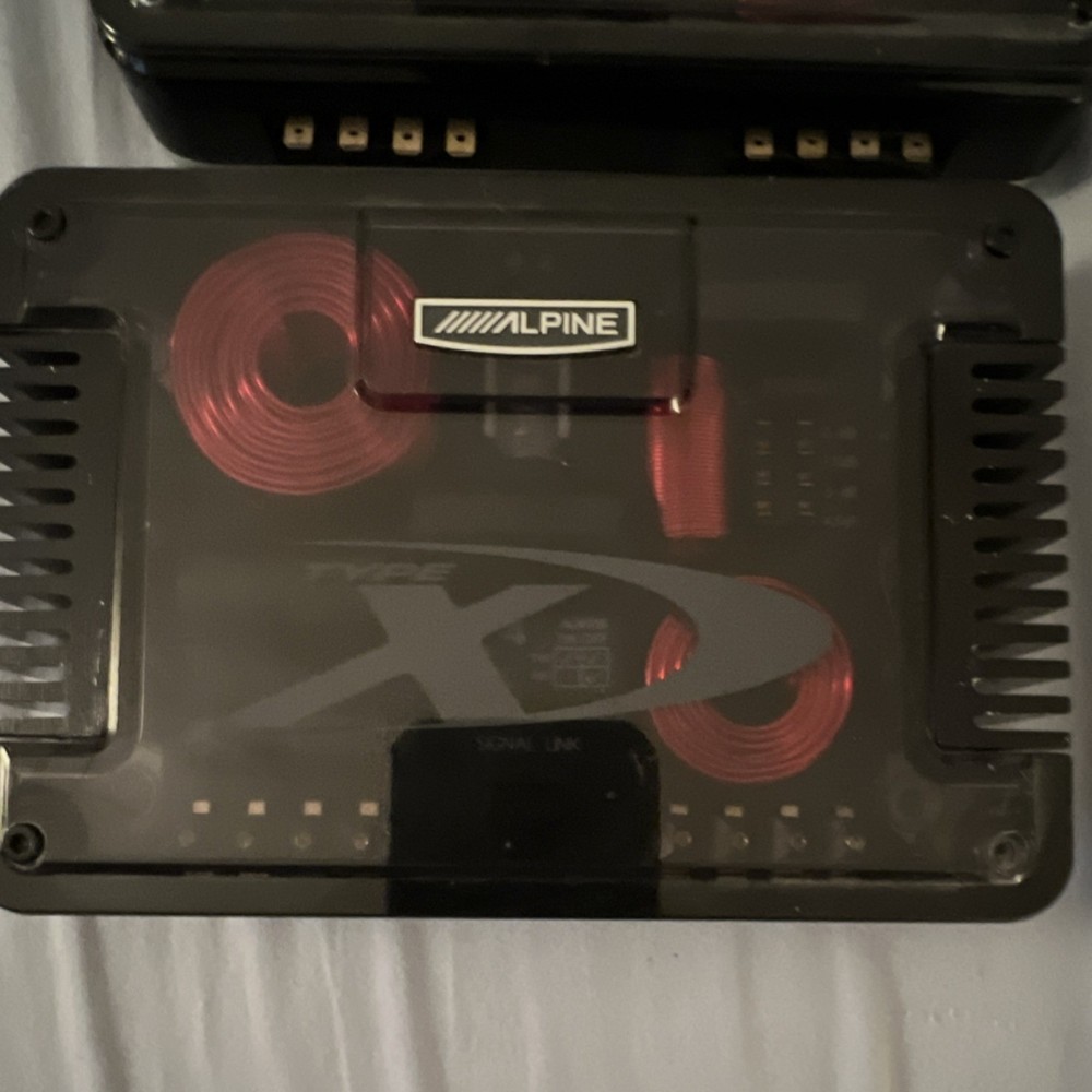 Alpine Type X Car Audio Crossover Pair