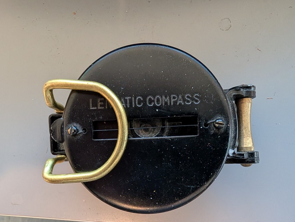 3 Used Lensatic Compasses