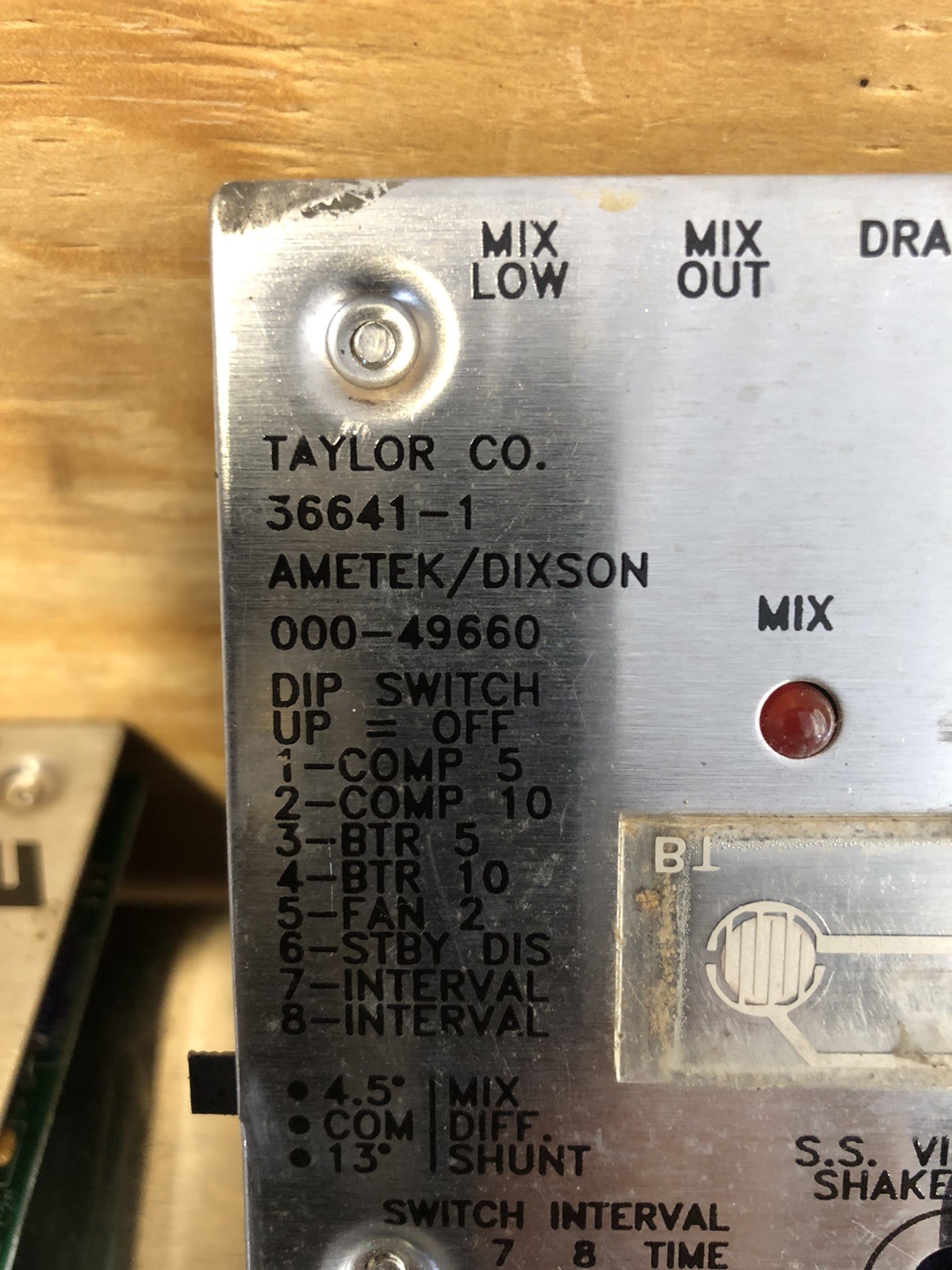 36641-1 Taylor Logic Board 754 336 339 8756 791 Tested Fits Model ￼prior To 2012