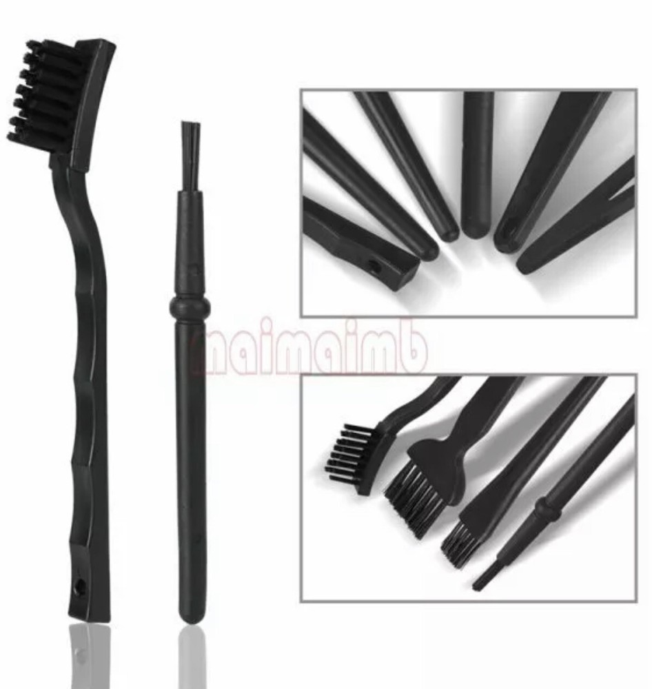 6PC Anti Static Brushes Computer Keyboard Laptop Electronics Dust Cleaning Brush