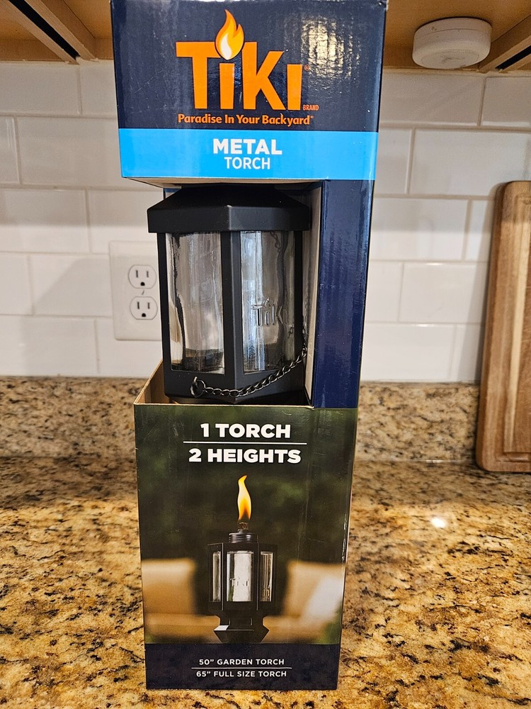 tiki torches metal