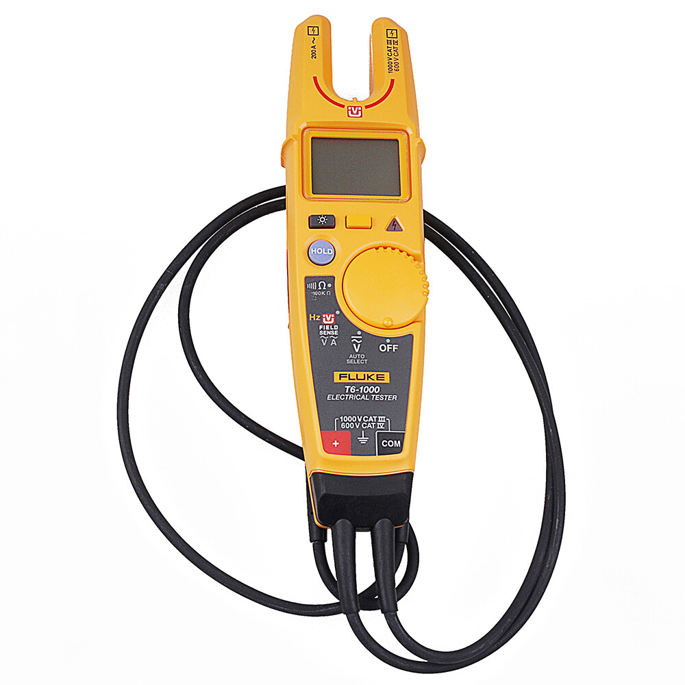 Fluke T6-1000 Clamp meter Electrical Tester FieldSense Technology&carry case
