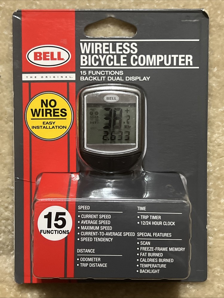 Bell Console 200 15-function Wireless Bike Cycle Computer New