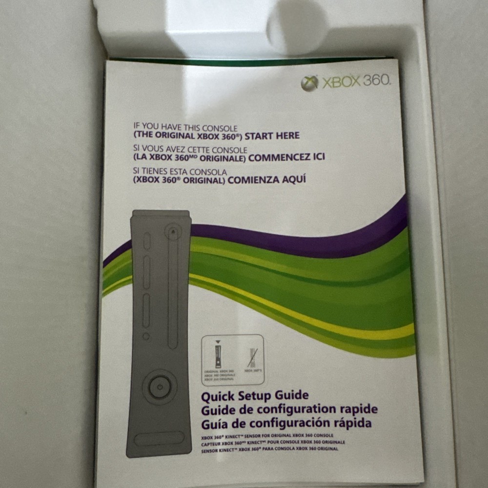 Microsoft Xbox 360 Kinect Sensor -includes KINECT ADVENTURES