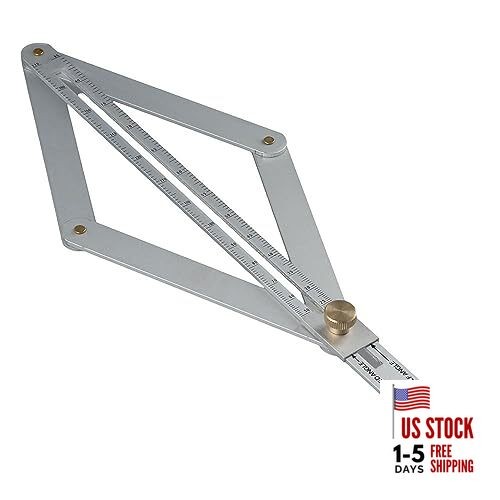 Corner Angle Finder, 0-170° Goniometer Ruler Construction Protractors