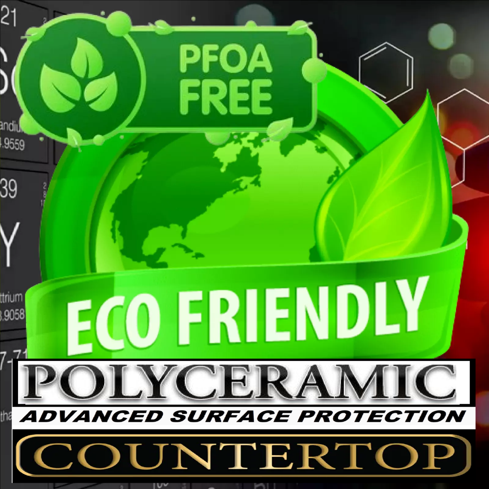 STONE SEALER POLYCERAMIC CLEAR COATING ETCH & STAIN RESISTANT