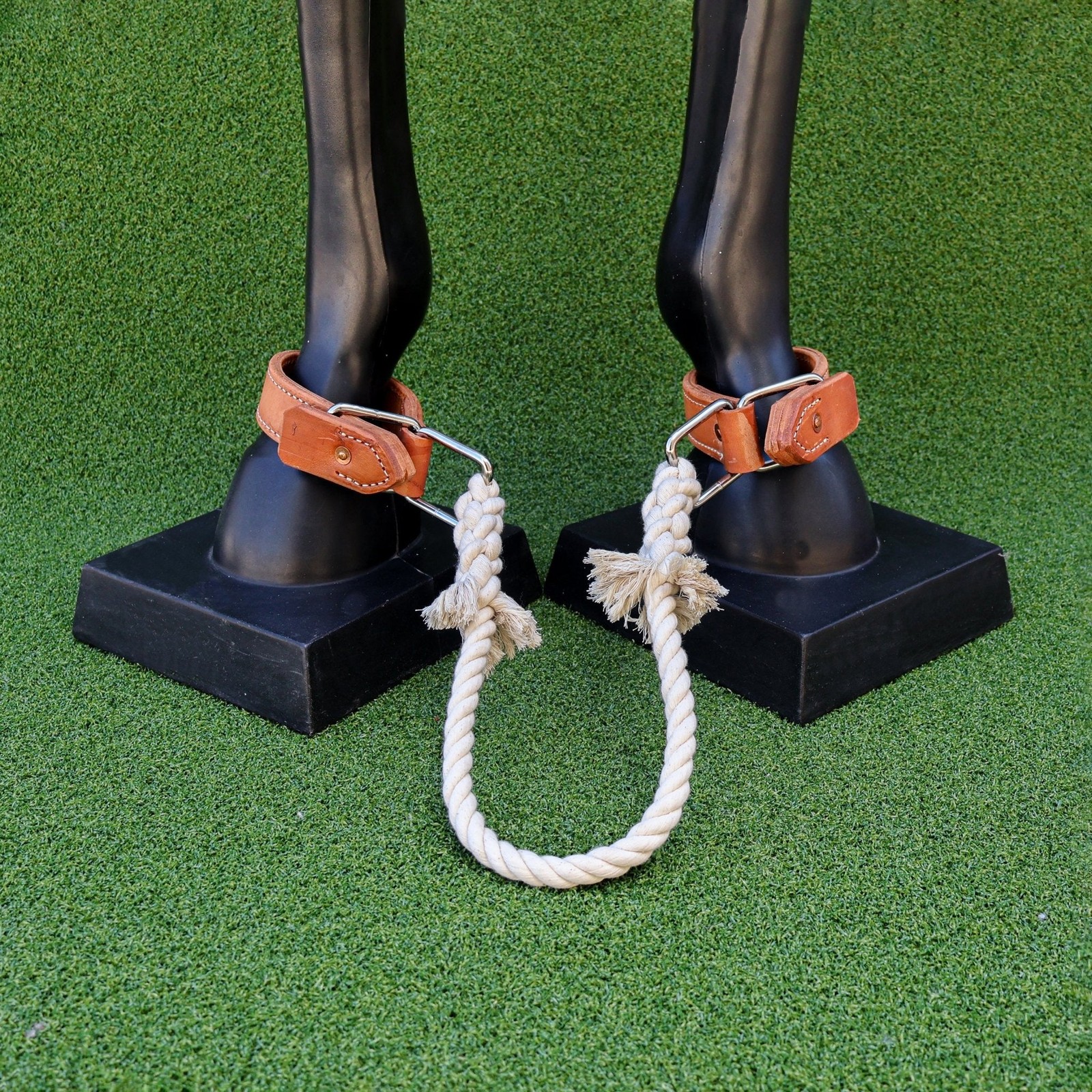 USA Made Horse Hobbles Leather Sideline Quick Connect