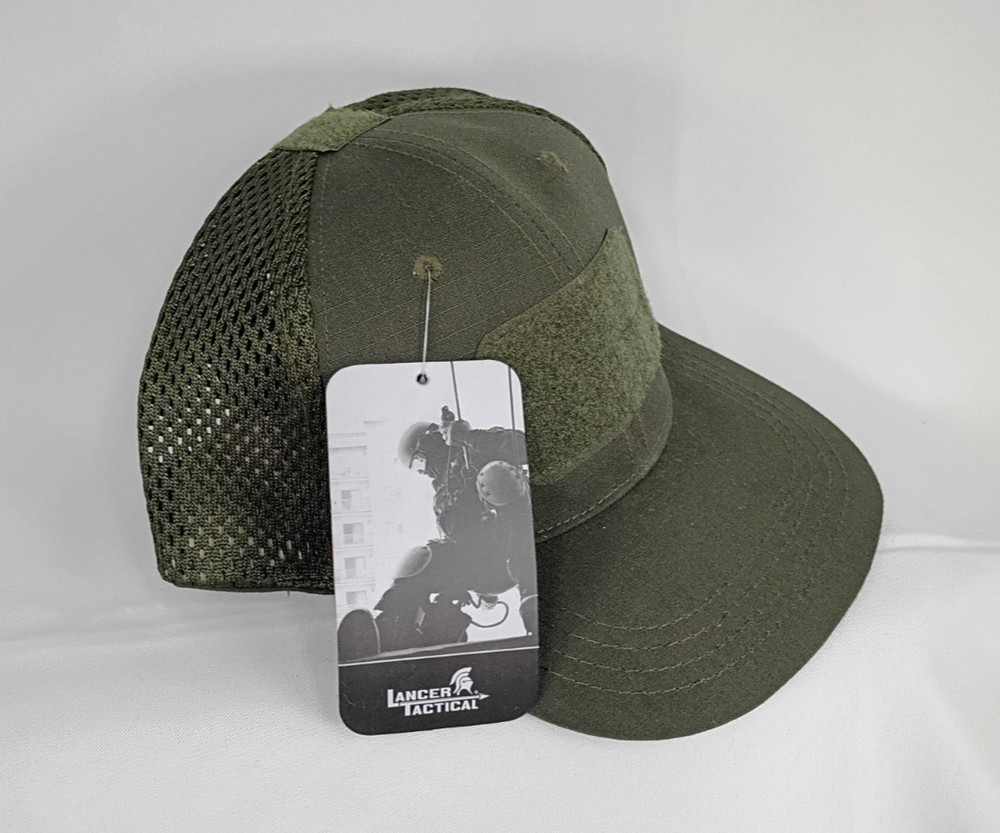 Lancer Tactical Ripstop Adhesion Operator Cap - OD Green
