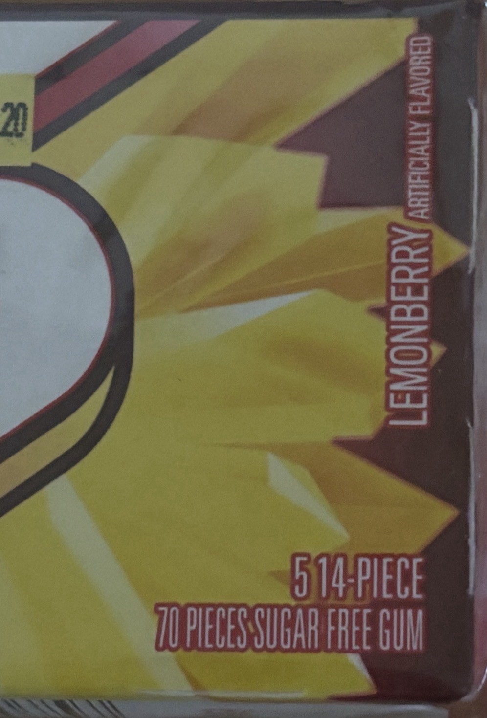 STRIDE Gums Lot X 4 Packets total 20 Gums from 2017 Just for Collectors 👍