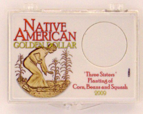2009 Native American 2X3 Snap Lock Coin Holder, 3 pack